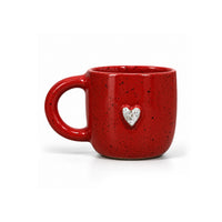 One Heart Mug in Red